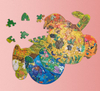Umweltfreundliches Kinder-Cartoon-Spielzeug-Puzzle 12- und 16-teiliges 2-in-1-Holzpuzzle