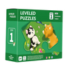 Vorschulpädagogik Kinder lernen Spiel Lehre Papier Spielzeug Puzzles