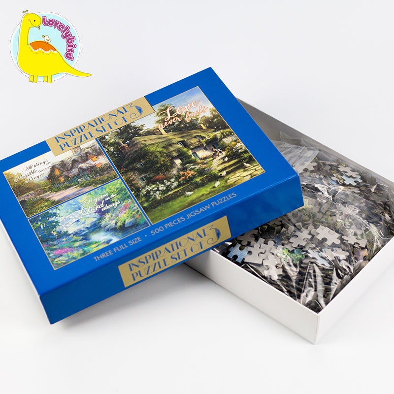 500-teiliges Papierspielzeug-Puzzle für Kinder