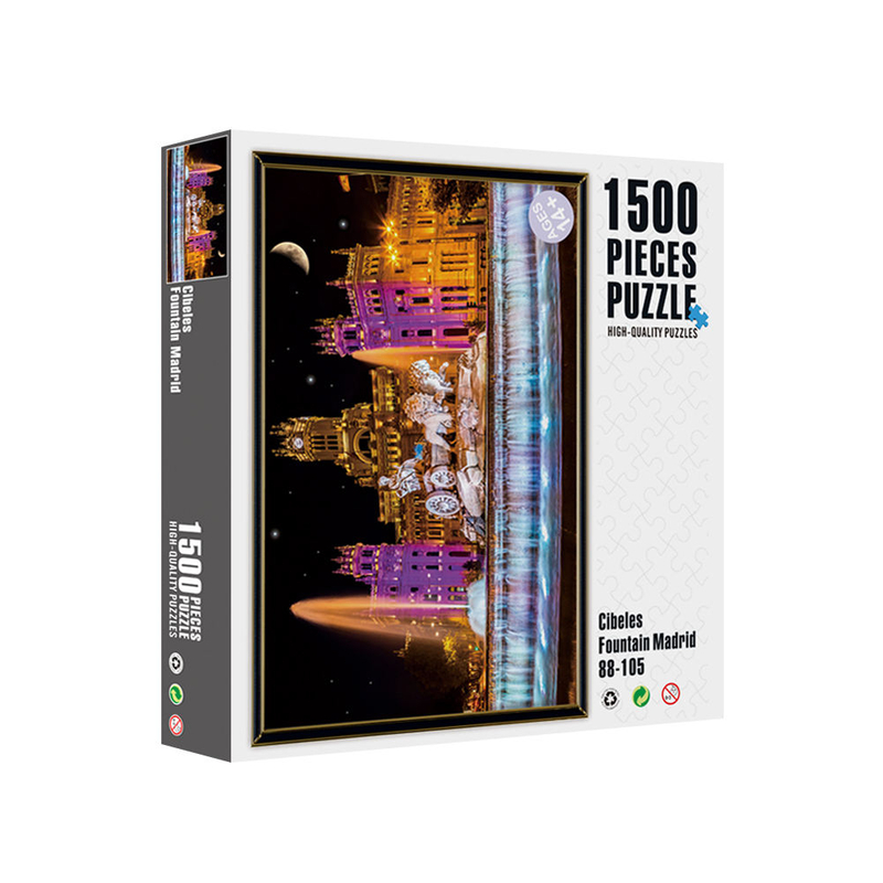 Auf Lager Passen Sie hochwertiges 1500-teiliges Holzpuzzle an. Schönes Puzzle-Spiel für Spielzeug für Erwachsene