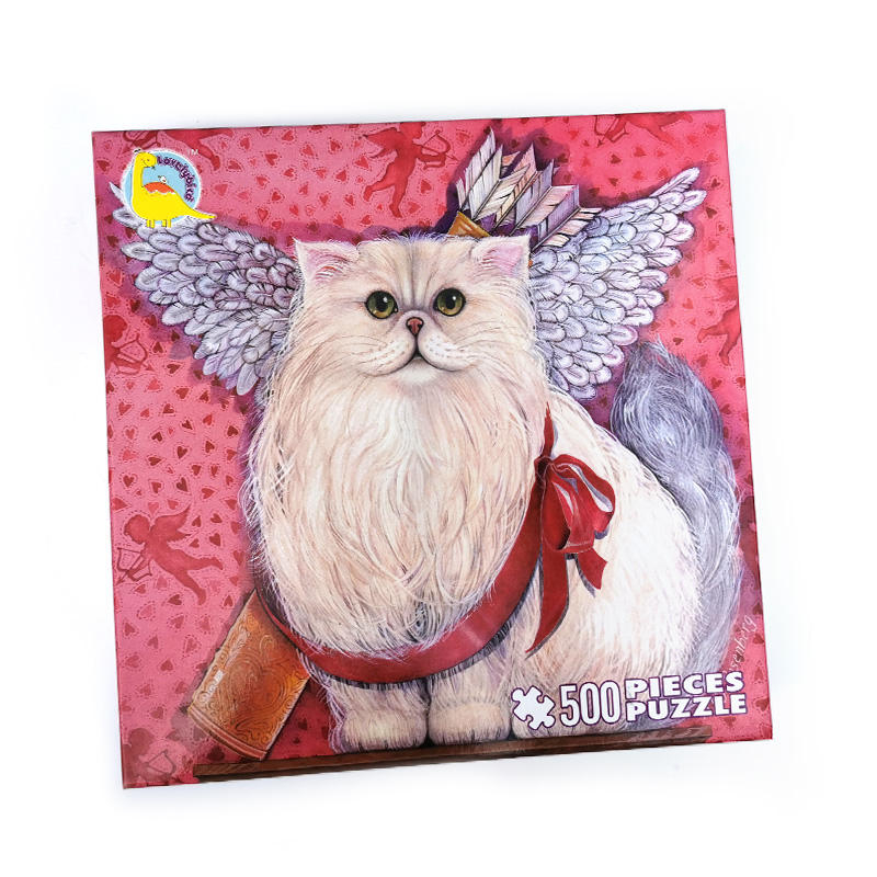 Der Hersteller produziert ein kundenspezifisches Tierdesign und entwickelt das Brain 500-Teile-Puzzle