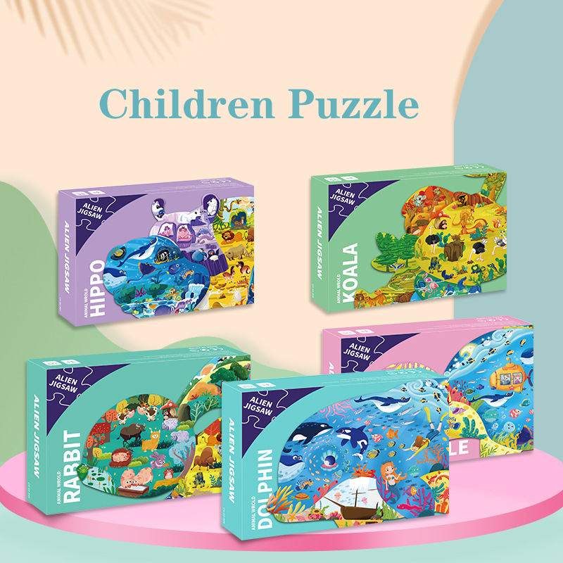Auf Lager 120 Teile Puzzle Kid Paper Cardboard Complanate Jigsaw