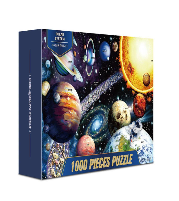 Ganzes OEM ODM Personalisiertes kundenspezifisches Design Karton 500 1000 Stück Puzzle Hersteller