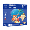 Vorschulpädagogik Kinder lernen Spiel Lehre Papier Spielzeug Puzzles