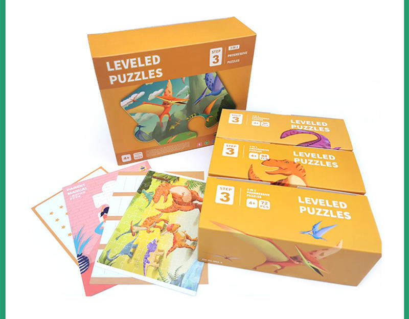 Kundenspezifischer Druck Kinder Karton 2 in 1 Design Heißer Verkauf Papier Kinder Kundenspezifisches Puzzle Puzzle für Kinder
