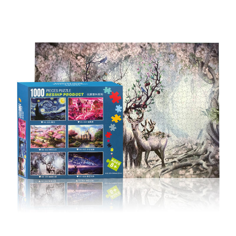 Intelligentes Spiel Puzzle Lernspielzeug Farbbox Kunststoffpuzzle
