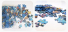 Kundenspezifisches pädagogisches Kinderspielzeug 200 Stück blaue Papppapierpuzzles für Kinder