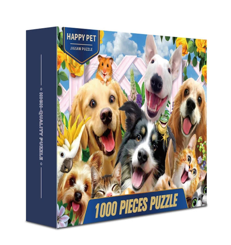 Ganzes OEM ODM Personalisiertes kundenspezifisches Design Karton 500 1000 Stück Puzzle Hersteller