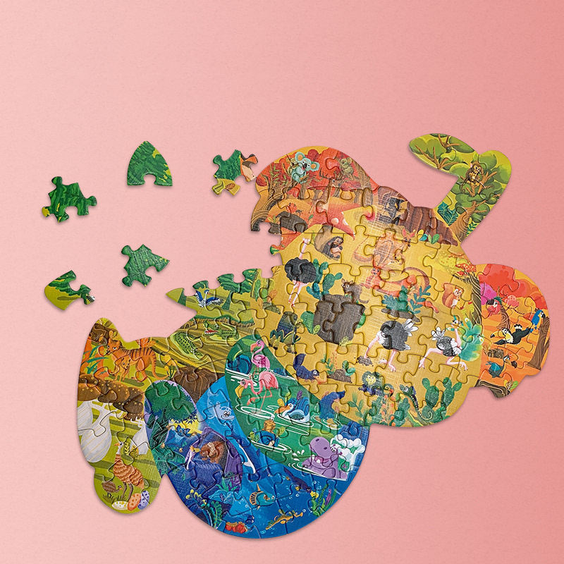 Auf Lager 120 Teile Puzzle Kid Paper Cardboard Complanate Jigsaw