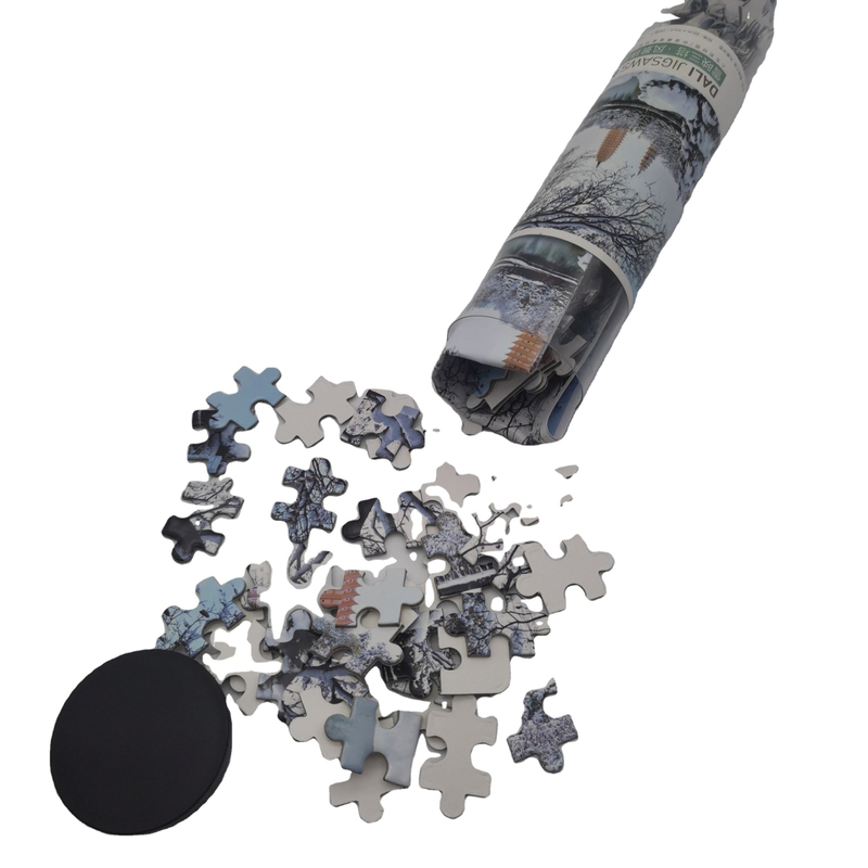 Acryl-Plastikflaschen-Rohr-Puzzledrucker Kundenspezifisches Design Karton 150 200 300 1000 Stück Puzzle für Kinder in China