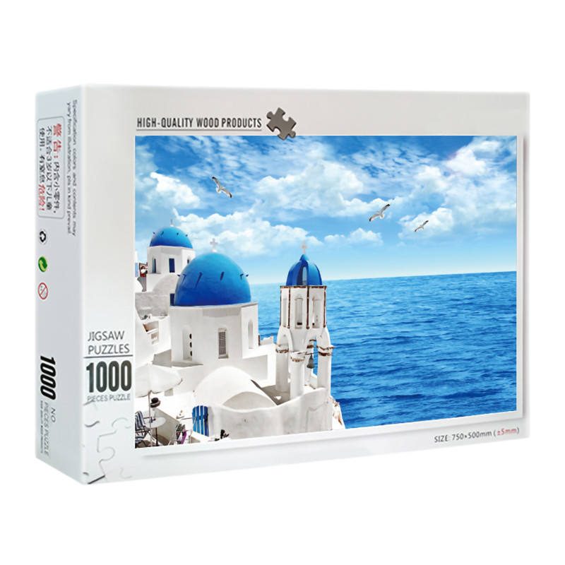 Hersteller Custom Großhandel Unterschiedliches Design 1000 Teile Puzzle für Erwachsene