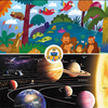 Umweltfreundliches Kinder-Cartoon-Spielzeug-Puzzle 12- und 16-teiliges 2-in-1-Holzpuzzle
