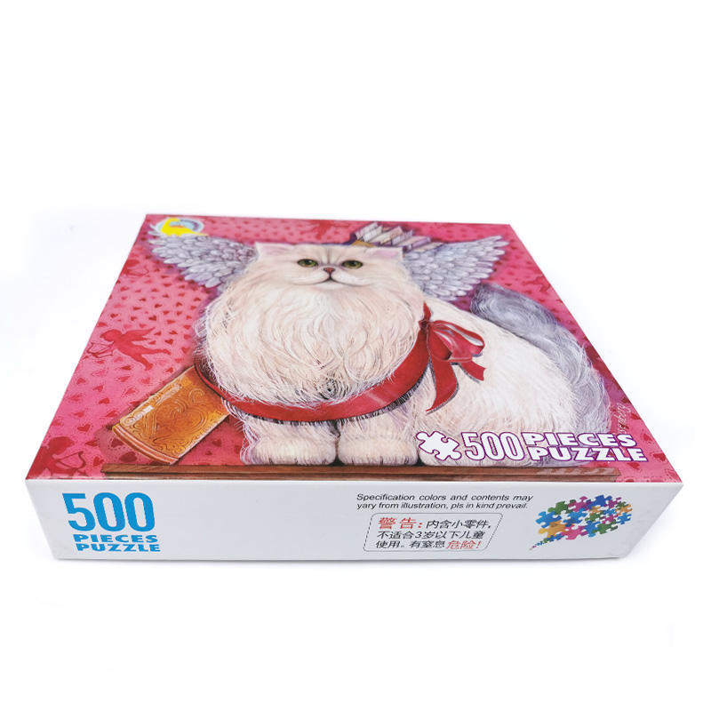 Der Hersteller produziert ein kundenspezifisches Tierdesign und entwickelt das Brain 500-Teile-Puzzle
