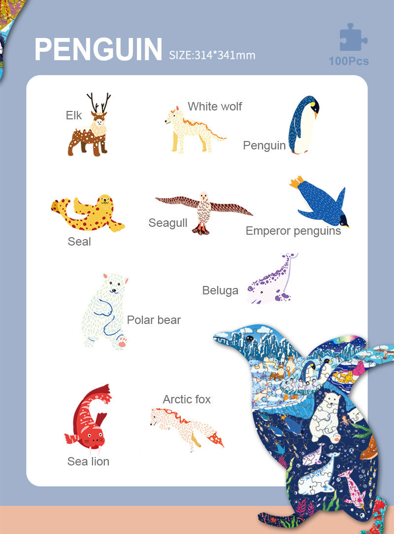 2021 heißer Verkauf Trendprodukte Baby-Puzzle mit kundenspezifischem Design-Puzzle-Hersteller in China