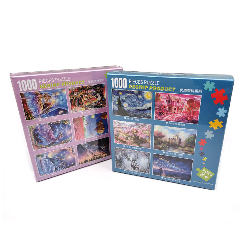 Intelligentes Spiel Puzzle Lernspielzeug Farbbox Kunststoffpuzzle